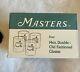 New MASTERS GLASS SET OF 4 AUGUSTA NATIONAL Double Old Fashioned Glasses