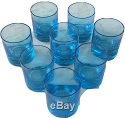 New. Michael C. Fina Crystal Double Old Fashioned Glasses. Set Of 8