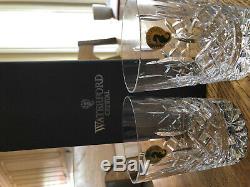 New Set 2 Waterford Lismore Double Old Fashioned Tumblers Nwt