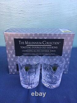New WATERFORD MILLENNIUM 5 TOAST UNIVERSAL WISHES DOUBLE OLD FASHIONED 2 England