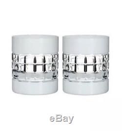 New Waterford Crystal LONDON Double Old Fashioned Tumbler White Set Of 2