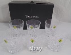 New Waterford Pattern Of The Sea Double Old Fashioned Crystal Tumblers 40033408