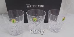 New Waterford Pattern Of The Sea Double Old Fashioned Crystal Tumblers 40033408