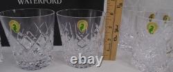New Waterford Pattern Of The Sea Double Old Fashioned Crystal Tumblers 40033408