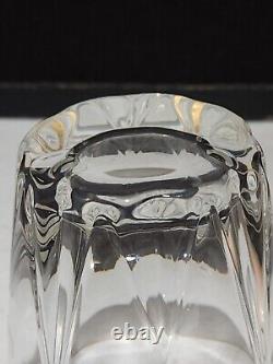 New With Tag St Louis Crystal Stl19 Double Old Fashioned Glass Gold Trim France