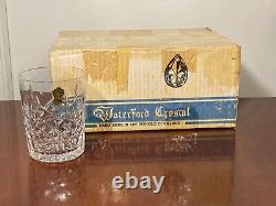 New in Box Set 6 WATERFORD CRYSTAL Lismore Double Old-Fashioned Tumblers IRELAND