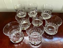 New with Label Set 8 KOSTA Sweden Glass PRINCE 12 oz. Double Old Fashioned Tumblers