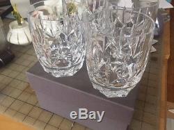 Nib Rare Waterford Crystal Westhampton 12oz Double Old Fashioned, Set Of 4