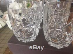 Nib Rare Waterford Crystal Westhampton 12oz Double Old Fashioned, Set Of 4