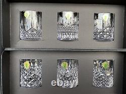 Nib Waterford Crystal Connoiseur Heritage Straight Sided Tumbler Set 6 Free Ship