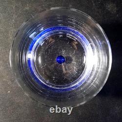 ORREFORS INTERMEZZO DBL OLD FASHIONED GLASSES, Blown Crystal, 3 7/8, 12 Oz, 2PC