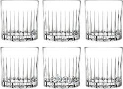 Old Fashioned Glasses Set of 6 Crystal Tumblers 12 oz Whiskey Bourbon Water