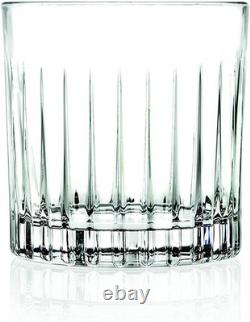 Old Fashioned Glasses Set of 6 Crystal Tumblers 12 oz Whiskey Bourbon Water