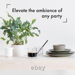 Orrefors City Double Old Fashioned Glass 11 Fl Oz Asymmetric Crystal Set of 4