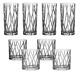 Orrefors City Double Old-Fashioned and Highball Glass Set of 8