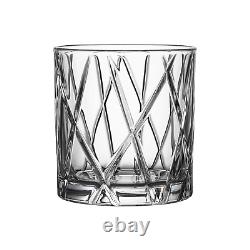 Orrefors City Double Old-Fashioned and Highball Glass Set of 8