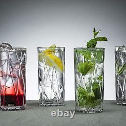 Orrefors City Double Old-Fashioned and Highball Glass Set of 8