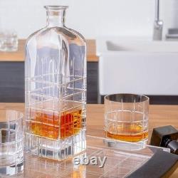 Orrefors Crystal Street Double Old Fashioned Glass Pair Set of 2 Orrefors Crystal Street Double Old Fashioned Glass Pair Set of 2