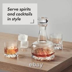 Orrefors Erik Double Old Fashioned Glasses (Set of 4) 12 Fl. Oz, Minimalis