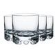 Orrefors Erik Double Old Fashioned Glasses (set 4) 12 Fl. Oz, Minimalistic