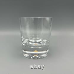 Orrefors Intermezzo Gold Crystal Double Old Fashioned Glass (Set of Two)