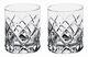 Orrefors Sofiero Double Old Fashioned Glass, Set of 2, 2 Count (Pack of 1), C