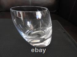 PAIR OF NAMBE TILT DOUBLE OLD FASHIONED GLASSES, Lead Crystal, 3 1/2, GERMANY