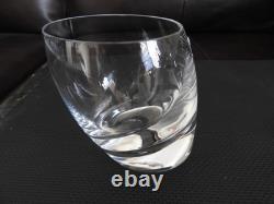 PAIR OF NAMBE TILT DOUBLE OLD FASHIONED GLASSES, Lead Crystal, 3 1/2, GERMANY