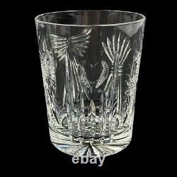 PAIR Waterford Crystal Millennium Series Double Old Fashioned, 1 Artist Signed