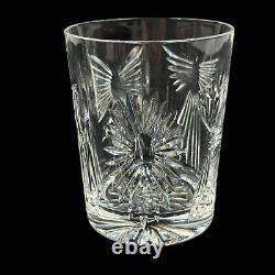 PAIR Waterford Crystal Millennium Series Double Old Fashioned, 1 Artist Signed