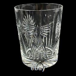 PAIR Waterford Crystal Millennium Series Double Old Fashioned, 1 Artist Signed