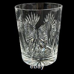 PAIR Waterford Crystal Millennium Series Double Old Fashioned, 1 Artist Signed
