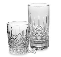 PAIR Waterford LISMORE DOF DOUBLE OLD FASHIONED 12 OZ Crystal NEW