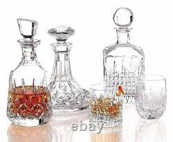 PAIR Waterford LISMORE DOF DOUBLE OLD FASHIONED 12 OZ Crystal NEW