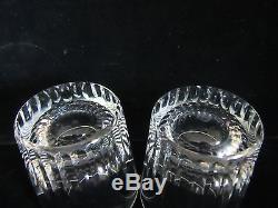PAIR of Baccarat Double Old Fashioned Glasses Excellent Condition