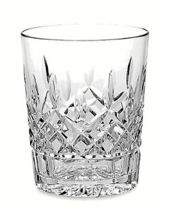 PAIR of Waterford LISMORE DOUBLE OLD FASHIONED CRYSTAL GLASSES