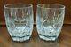 Pair Of Vintage Waterford Westhampton Double Old Fashioned 4 Glasses 12 oz