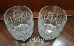Pair Of Vintage Waterford Westhampton Double Old Fashioned 4 Glasses 12 oz
