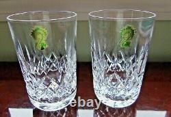 Pair Of Waterford Lismore Double Old Fashioned/ Rocks/ High Ball Glasses-nwob