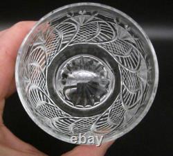Pair WATERFORD CRYSTAL SEAHORSE Cut Glass Double Old Fashioned Whiskey Tumbler