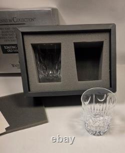 Pair Waterford Crystal Millennium Double Old Fashioned Love Glasses (RSH)