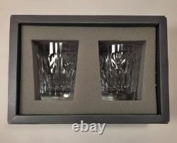 Pair Waterford Crystal Millennium Double Old Fashioned Love Glasses (RSH)