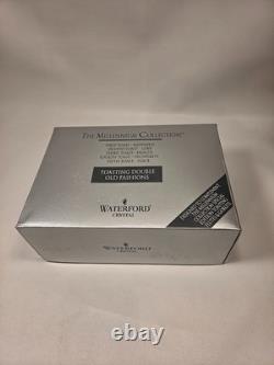 Pair Waterford Crystal Millennium Double Old Fashioned Love Glasses (RSH) Pair Waterford Crystal Millennium Double Old Fashioned Love Glasses (RSH)