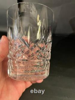 Pair Waterford Double Old Fashioned Whiskey Glasses LISMORE