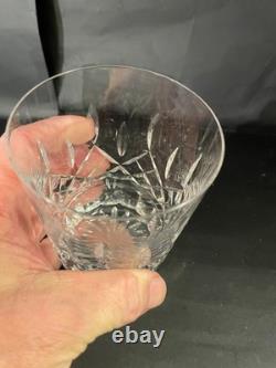 Pair Waterford Double Old Fashioned Whiskey Glasses LISMORE