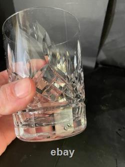 Pair Waterford Double Old Fashioned Whiskey Glasses LISMORE