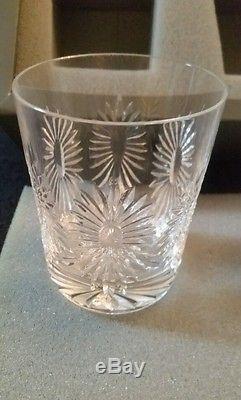 Pair Waterford Millennium Toasting Double Old Fashioned Glasses Health