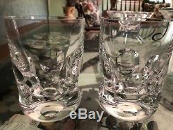 Pair of Baccarat Orion Crystal Double Old Fashioned
