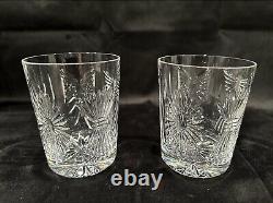 Pair of Brand New WATERFORD CRYSTAL Millennium 12oz Double Old Fashioned Glasses