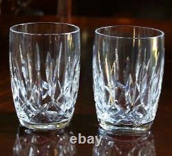 Pair of WATERFORD Crystal Kildare 4.5' Double Old Fashioned Tumblers12oz IRELAND